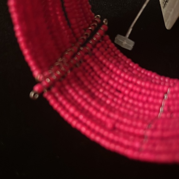 Boho chic bead bangle in many colors - Picture 4 of 12